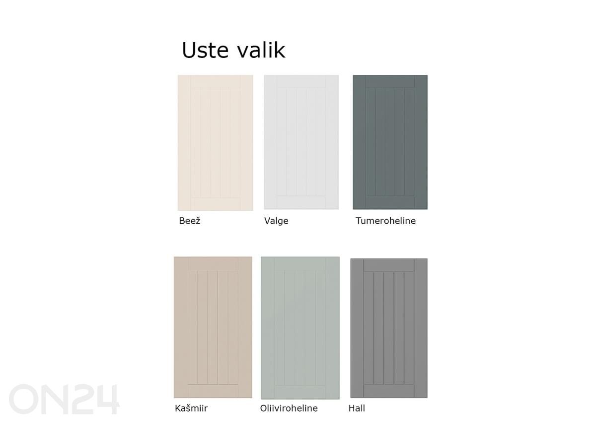 Alumine köögikapp köögisaarele, 45 cm suurendatud
