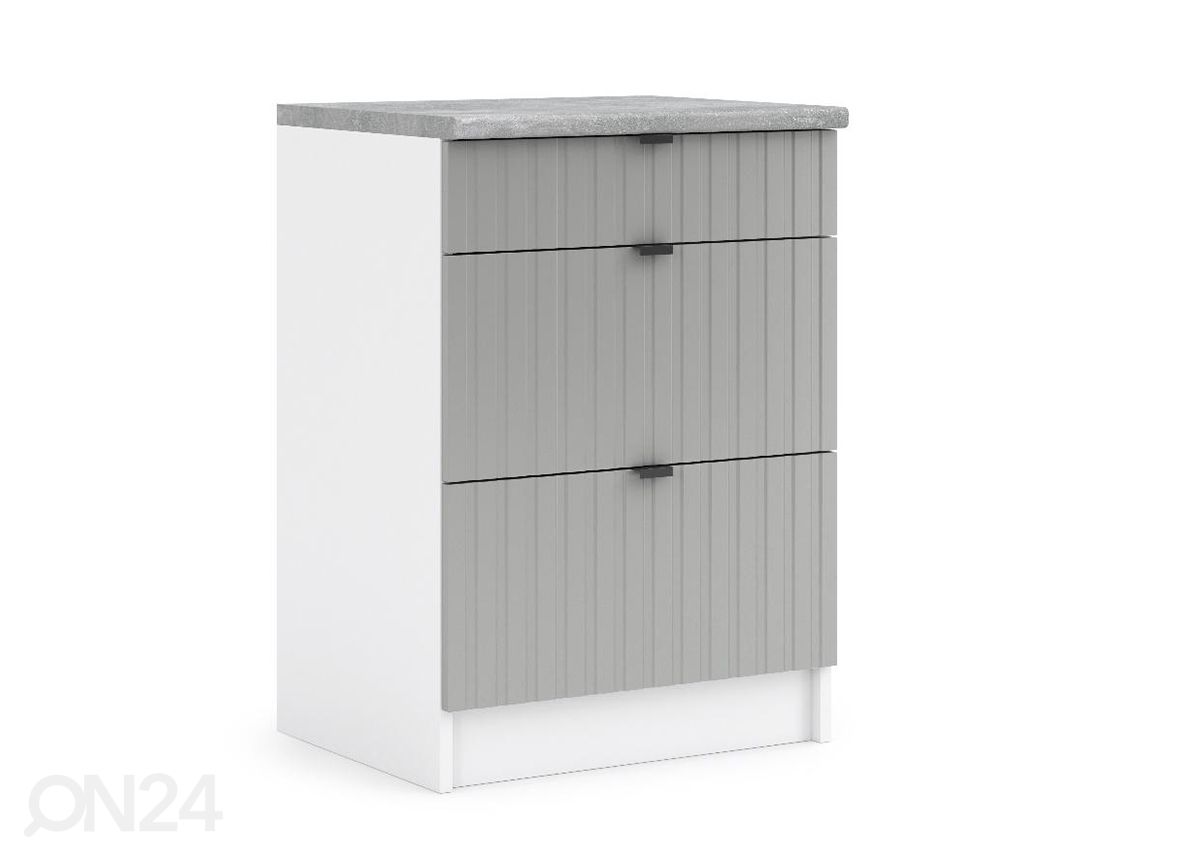 Alumine köögikapp Lisson 60 cm suurendatud
