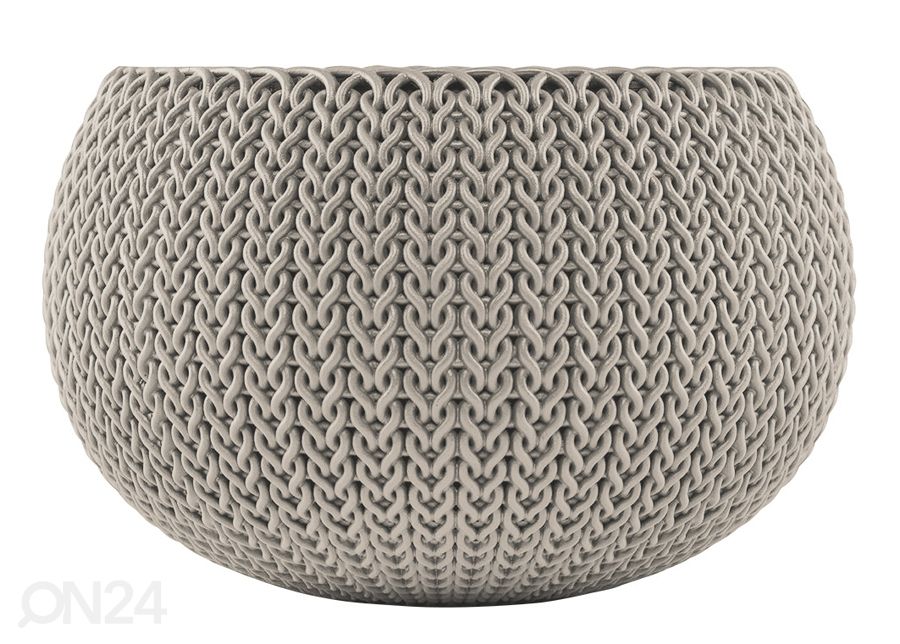 Ampel Keter Cozies väike, beež Ø28 x h18 cm suurendatud