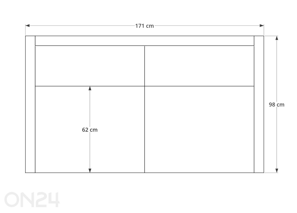 Atto Collection diivan 2-kohaline Kirsi suurendatud
