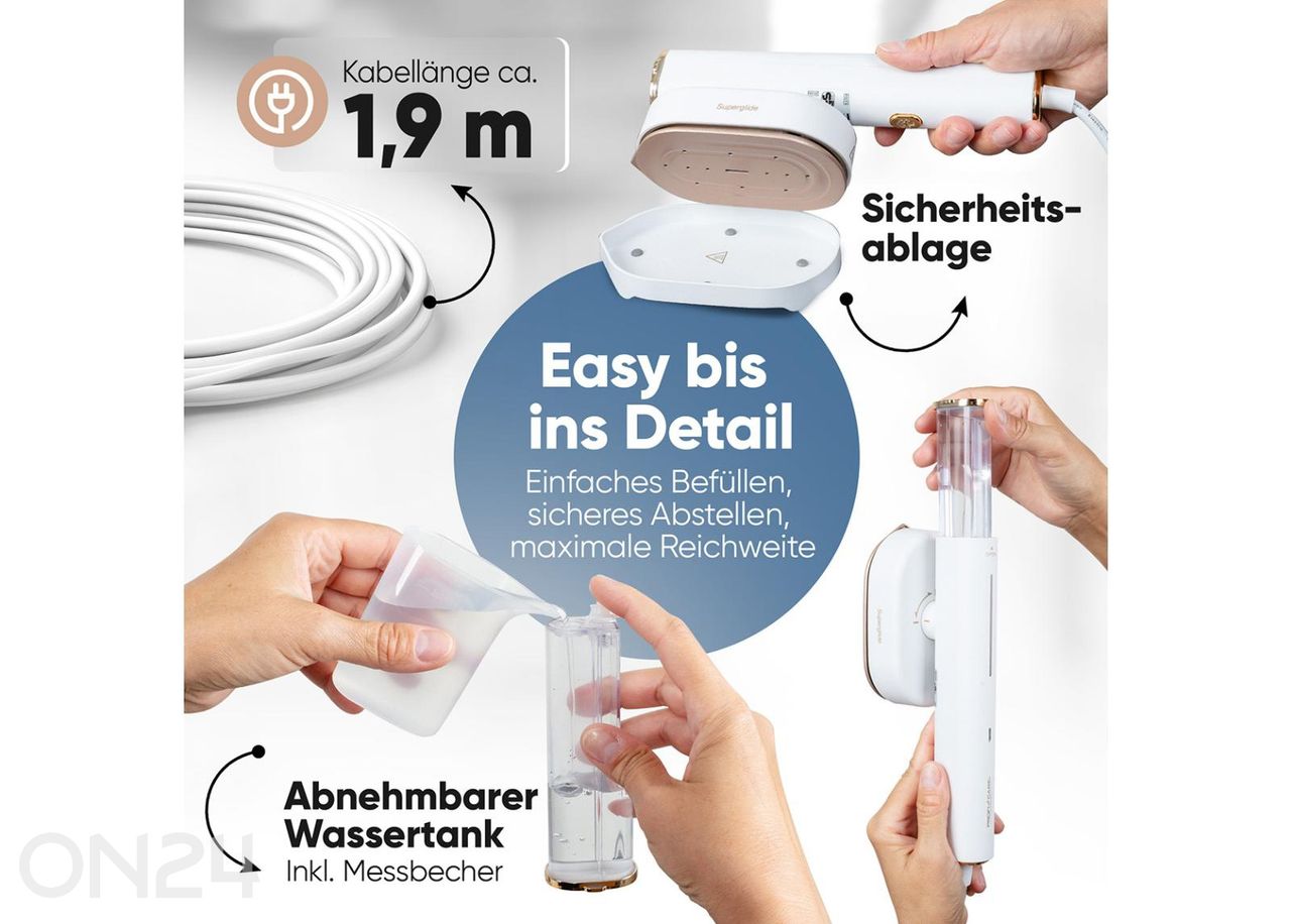 Aurutushari riiete triikimiseks Proficare PCDG3124 suurendatud