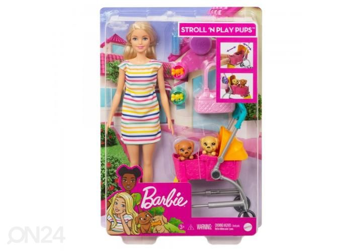 Barbie kutsude jalutuskomplekt suurendatud