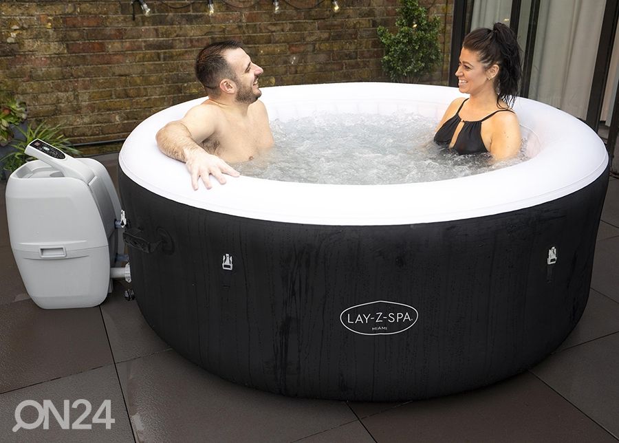 Bassein Bestway Lay-Z Spa Miami Airjet suurendatud
