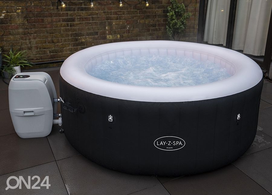 Bassein Bestway Lay-Z Spa Miami Airjet suurendatud