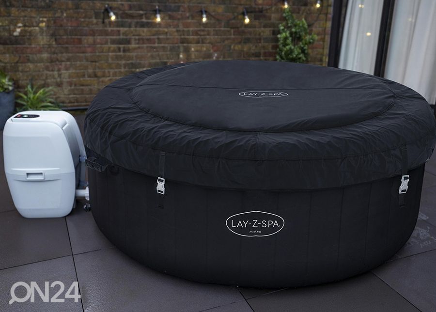 Bassein Bestway Lay-Z Spa Miami Airjet suurendatud