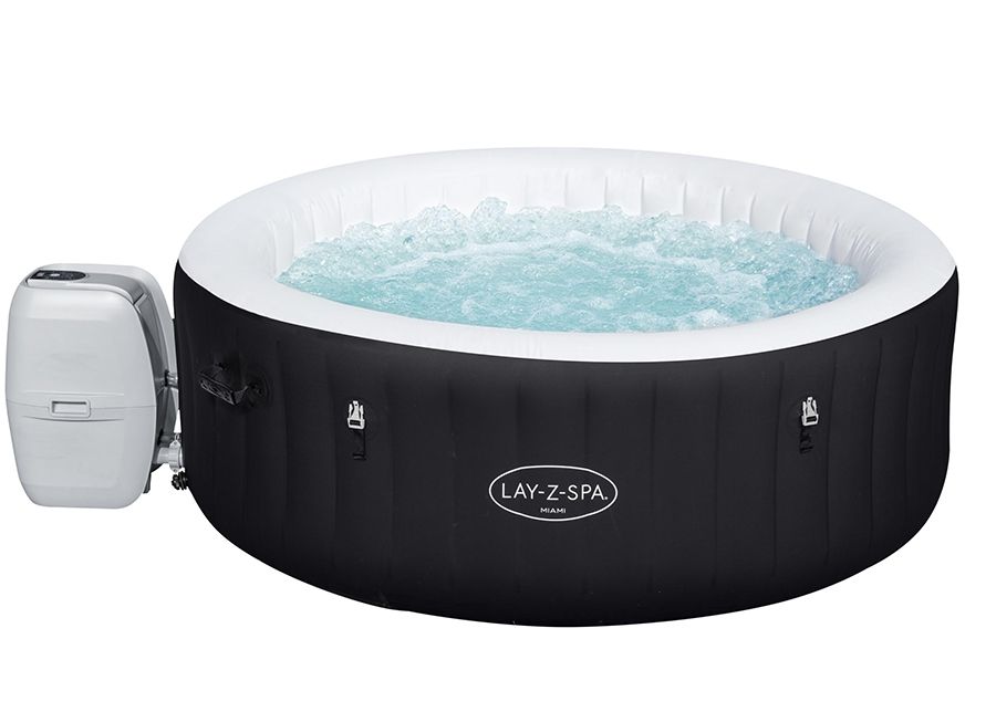 Bassein Bestway Lay-Z Spa Miami Airjet suurendatud