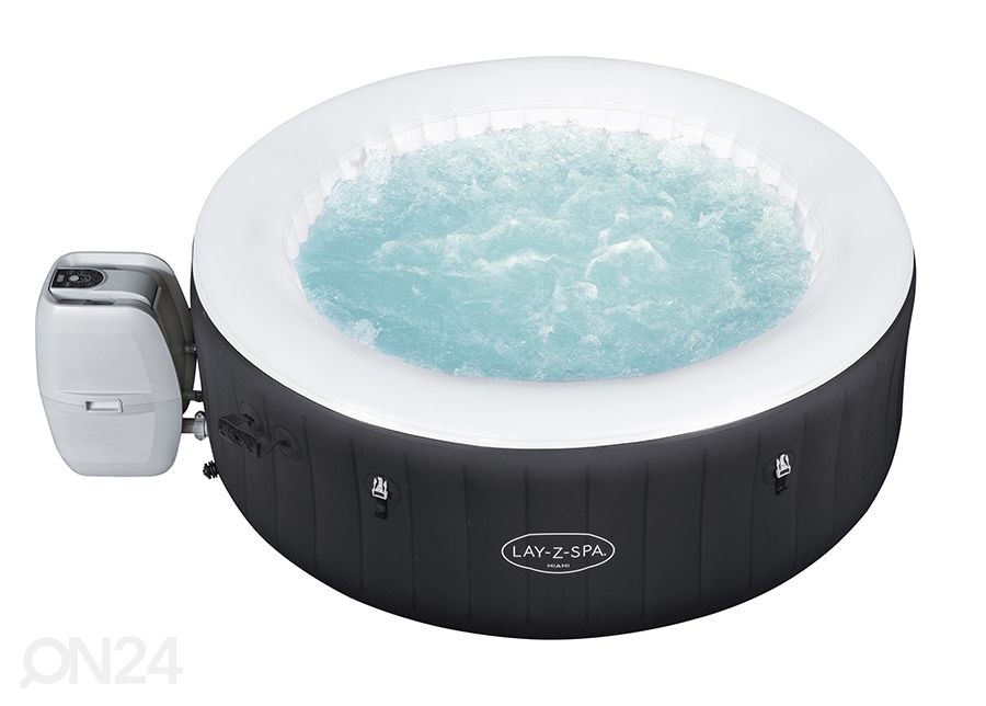 Bassein Bestway Lay-Z Spa Miami Airjet suurendatud