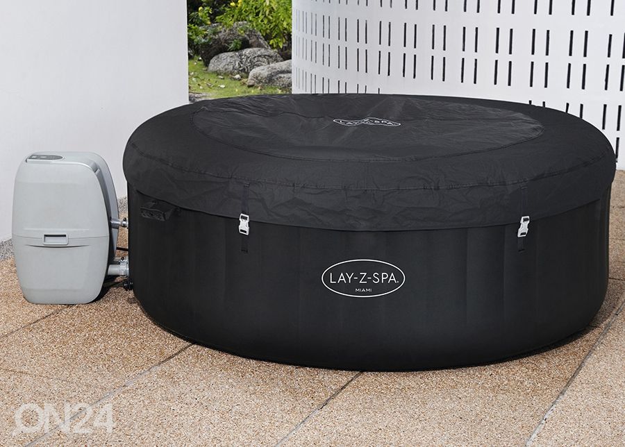 Bassein Bestway Lay-Z Spa Miami Airjet suurendatud