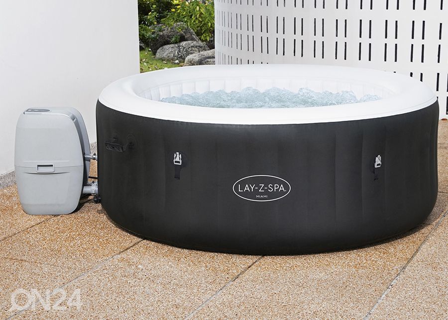 Bassein Bestway Lay-Z Spa Miami Airjet suurendatud