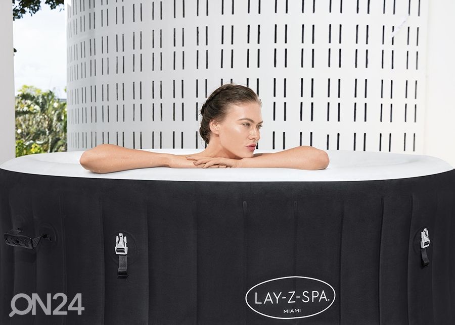 Bassein Bestway Lay-Z Spa Miami Airjet suurendatud