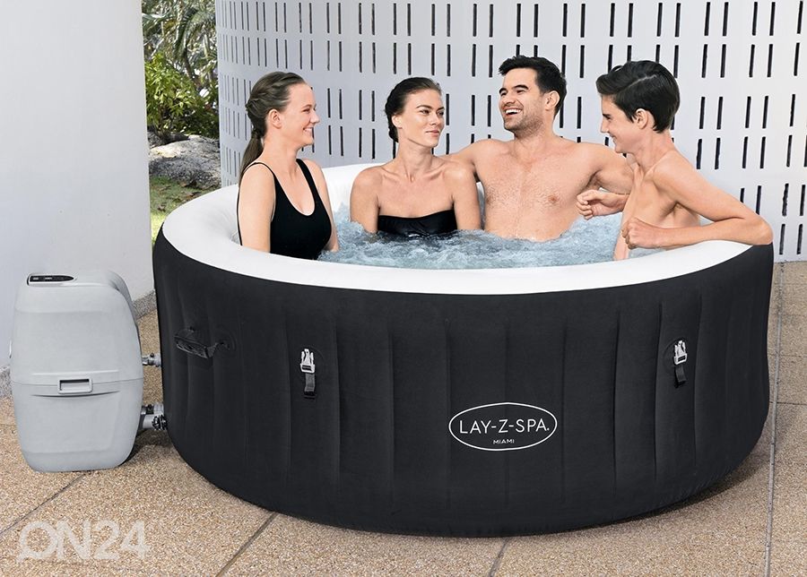 Bassein Bestway Lay-Z Spa Miami Airjet suurendatud