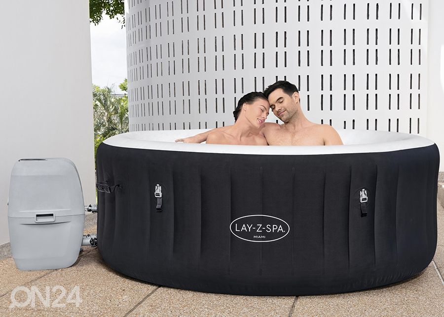 Bassein Bestway Lay-Z Spa Miami Airjet suurendatud