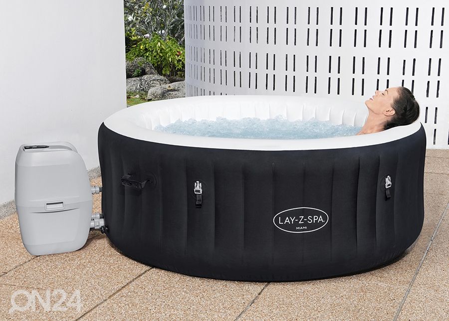 Bassein Bestway Lay-Z Spa Miami Airjet suurendatud