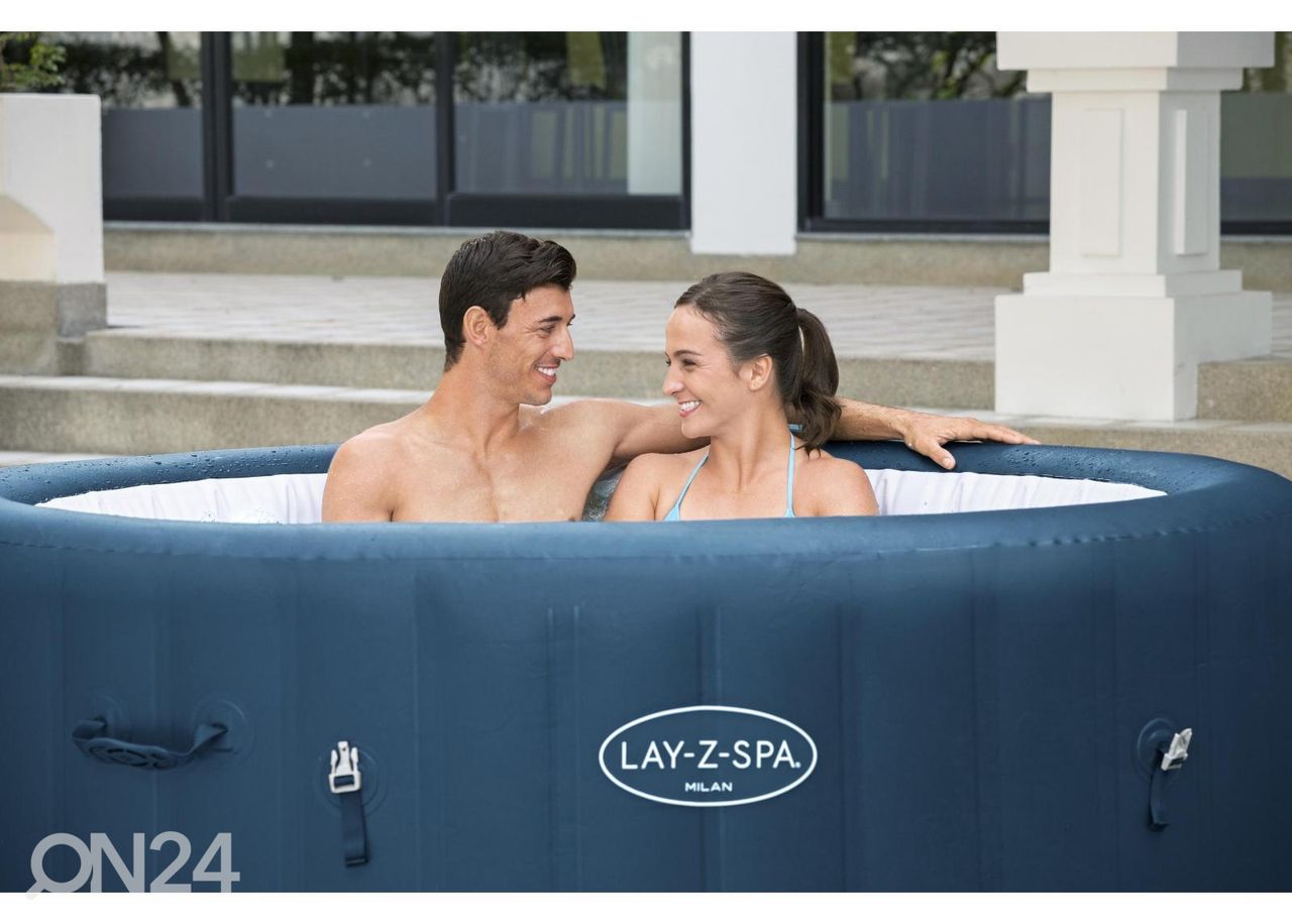 Bassein Bestway Lay-Z Spa Milan Airjet Plus suurendatud