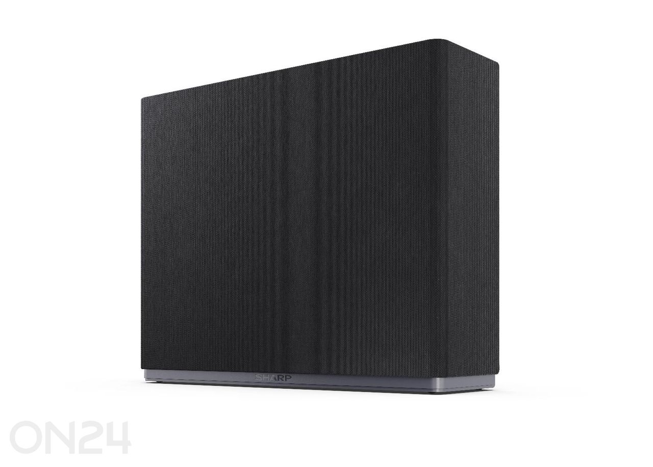 Basskõlar Sharp AQUOS Wireless Surround, DolbyAtmos, DTS:X, juhtmevaba, must suurendatud