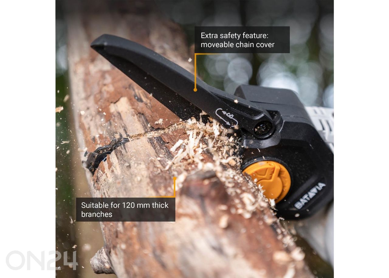 Batavia 18V Nexxsaw ühe käega kettsaag 6'' V3, ilma aku ja laadijata suurendatud