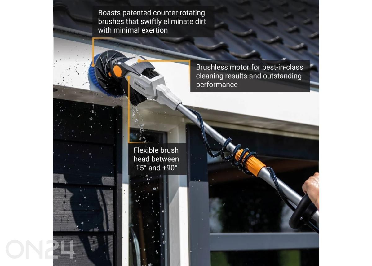 Batavia Twin Brush 18V puhastushari juhtmevaba suurendatud