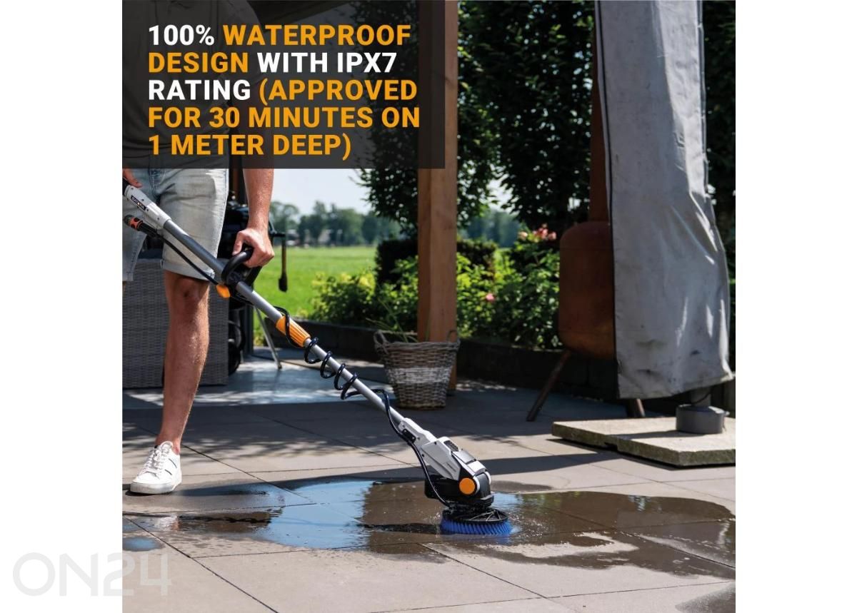 Batavia Twin Brush 18V puhastushari juhtmevaba suurendatud