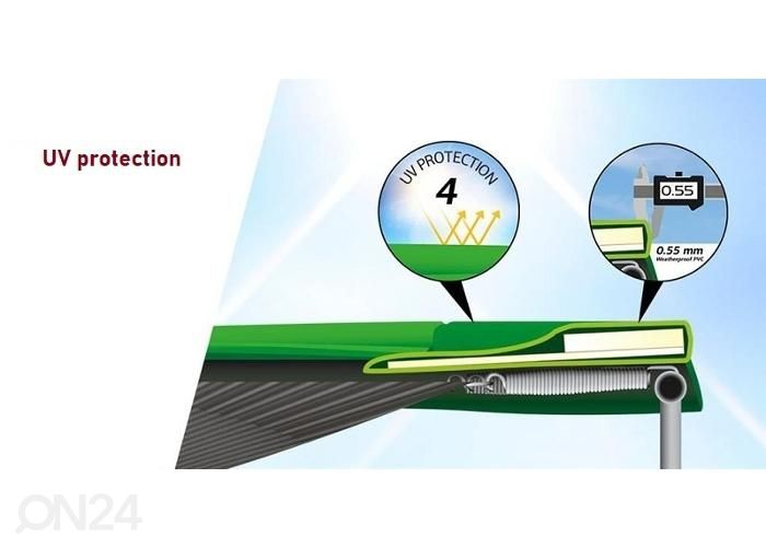 Batuut BERG Favorit Regular 430 cm roheline suurendatud