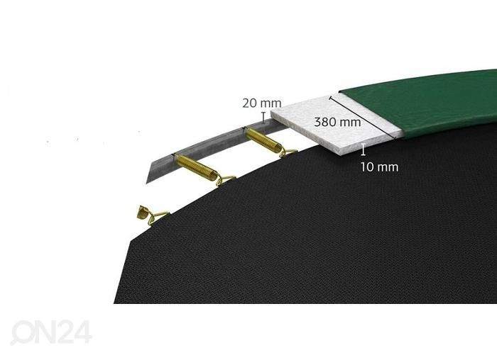 Batuut BERG Favorit Regular 430 cm roheline suurendatud