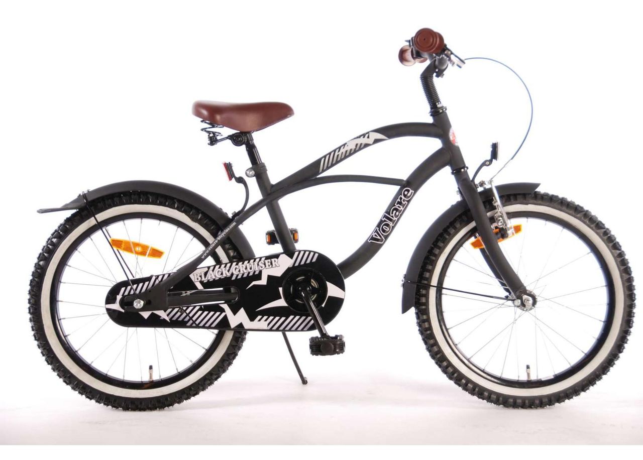 Black Cruiser 18 tolli poiste jalgratas Volare suurendatud