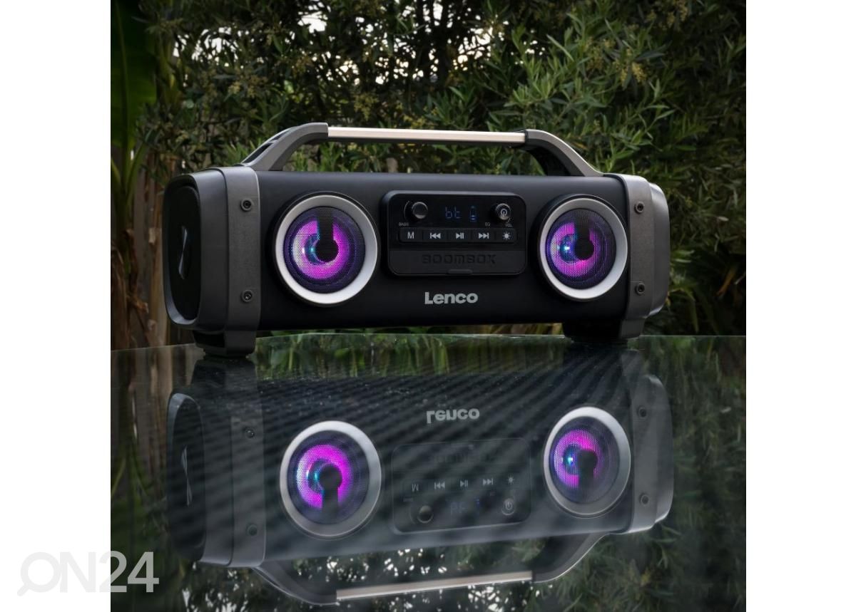 Bluetooth kõlar Lenco SPR100BK, black suurendatud