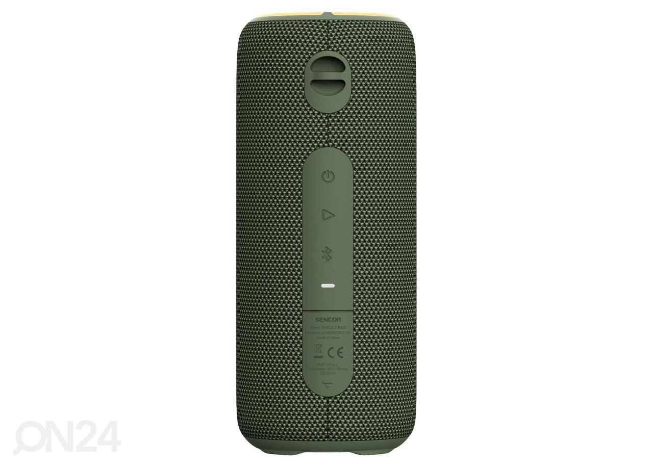 Bluetooth kõlar Sencor SIRIUS2OLIVE suurendatud