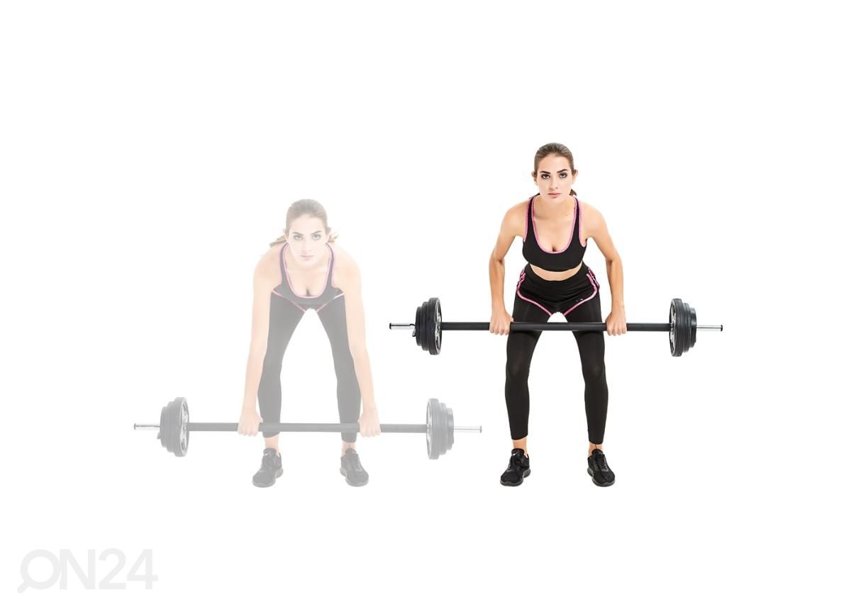 Bodypump komplekt kang + raskused Pumpstar 2 20kg inSPORTline suurendatud