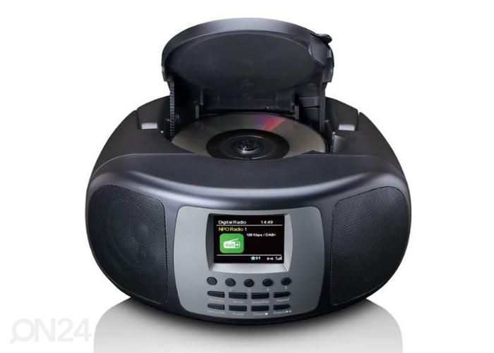CD-raadio DAB+ vastuvõtjaga Lenco SCD860BK, must/ hall suurendatud