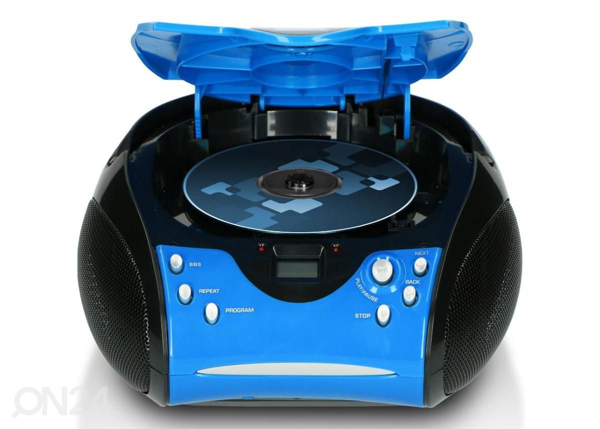 CD-raadio Lenco SCD24BB, sinine/must suurendatud