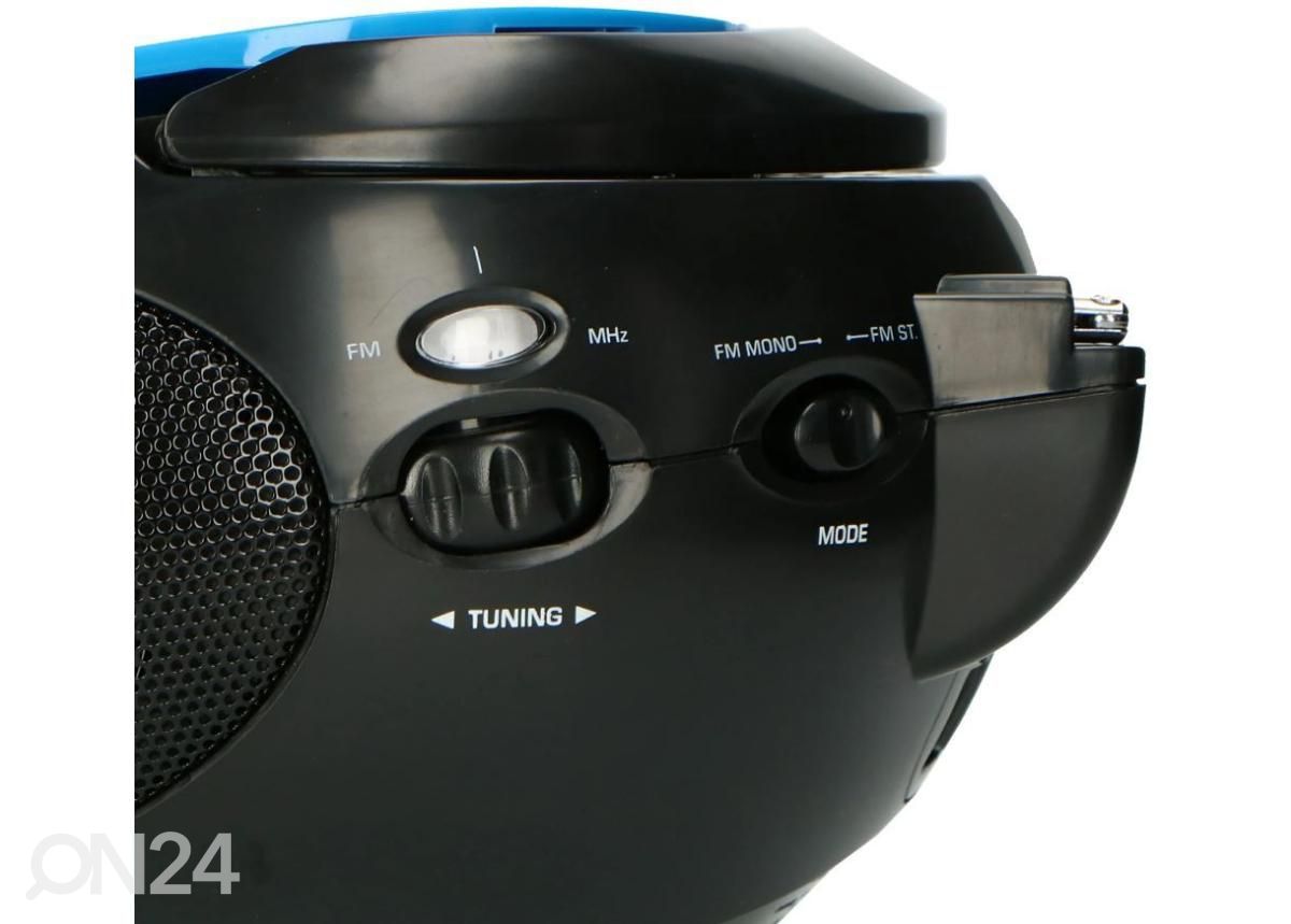 CD-raadio Lenco SCD24BB, sinine/must suurendatud