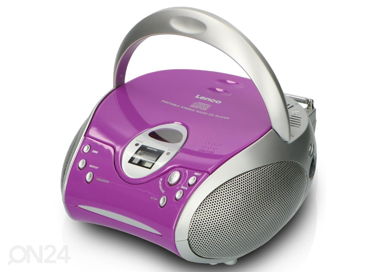 CD-raadio Lenco SCD24PU, lilla suurendatud