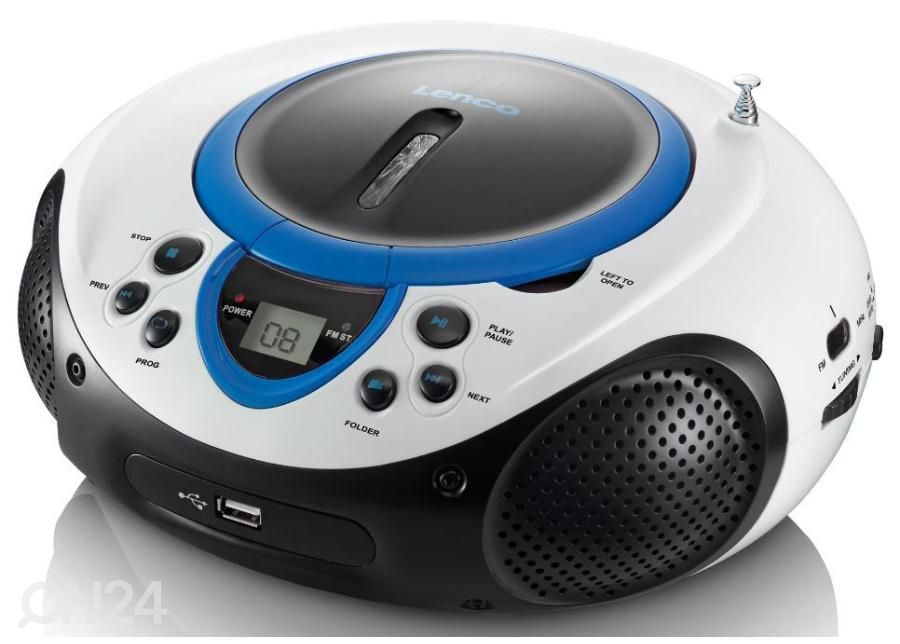 CD-raadio Lenco SCD38USBB, sinine suurendatud