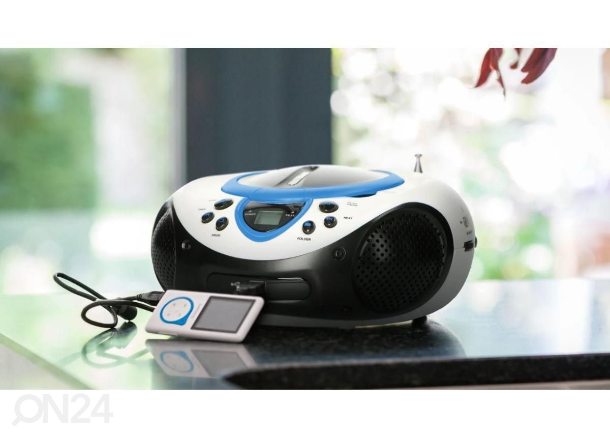 CD-raadio Lenco SCD38USBB, sinine suurendatud