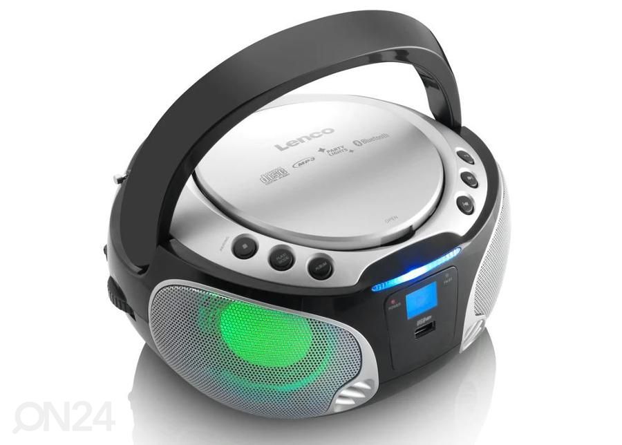 CD-raadio Lenco SCD550SI, hõbe suurendatud