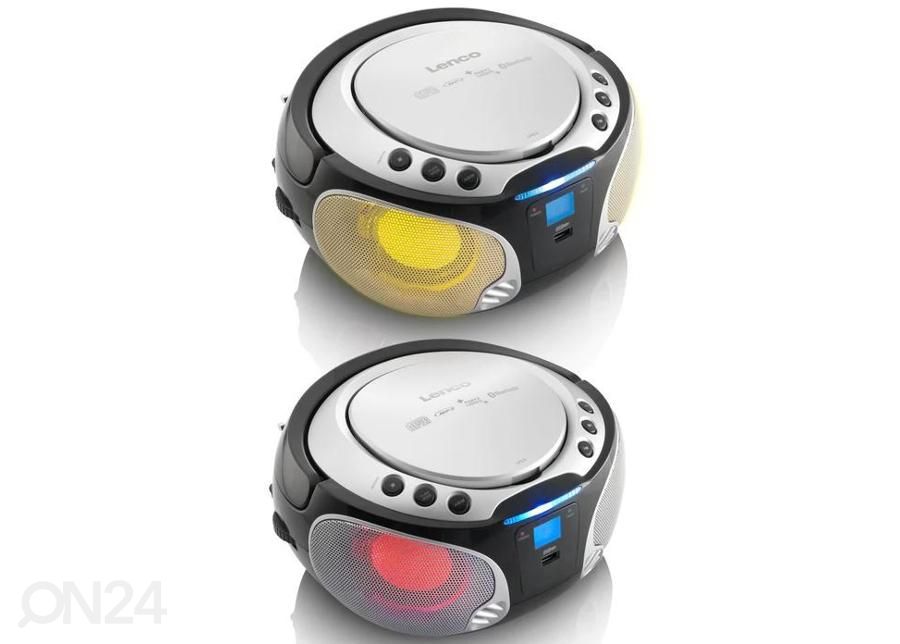 CD-raadio Lenco SCD550SI, hõbe suurendatud
