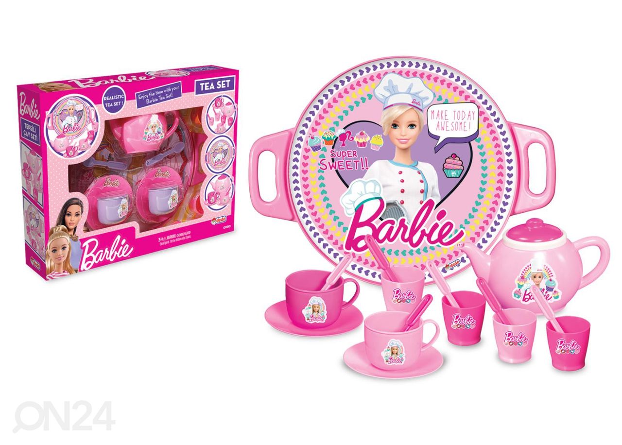 Dede Barbie teeserviis suurendatud