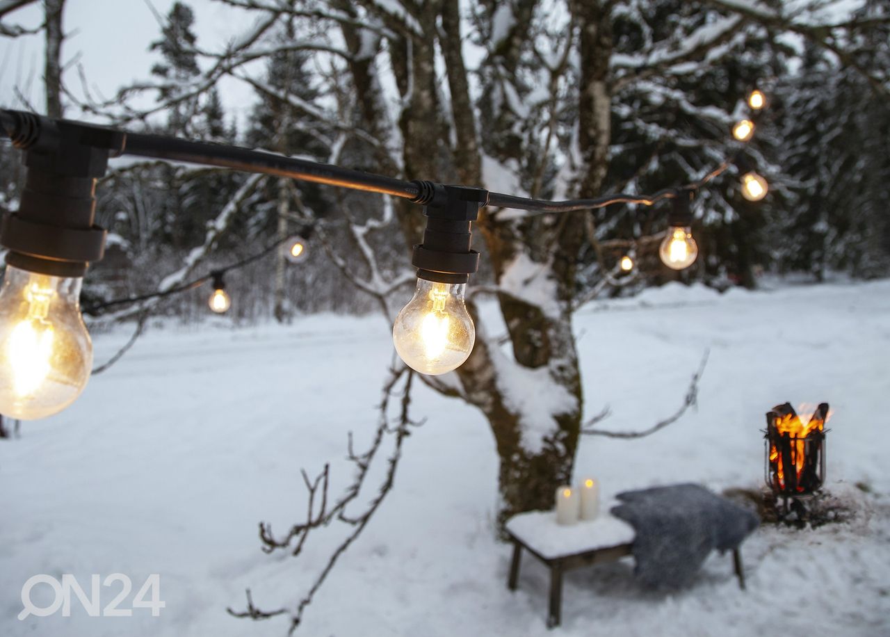 Dekoratiivne LED elektripirn E27, 2,4W õue suurendatud