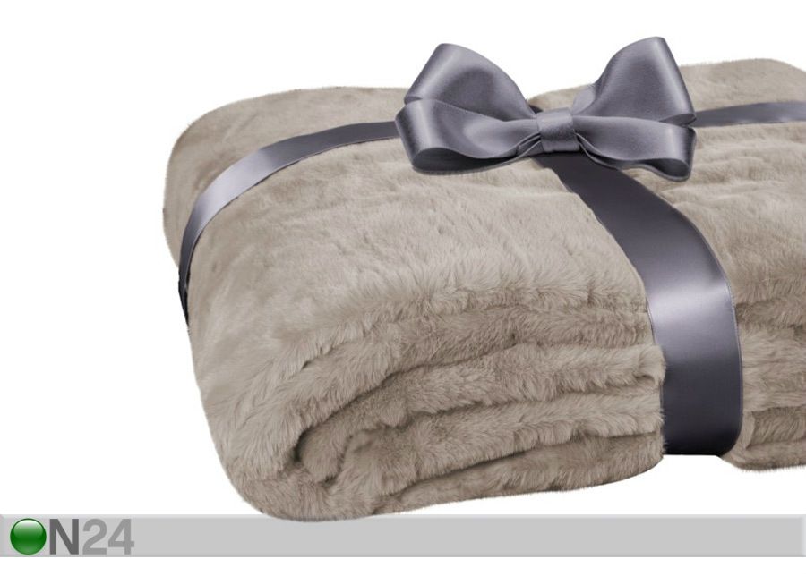 Dekoratiivne pleed Heaven Beige 230x250 cm suurendatud