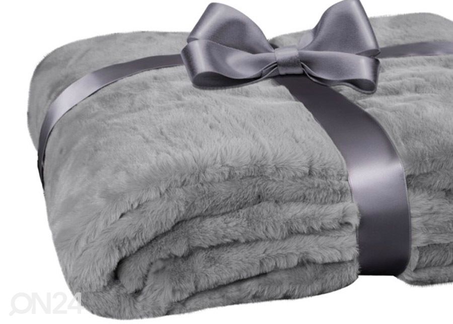 Dekoratiivne pleed Heaven Silver 230x250 cm suurendatud