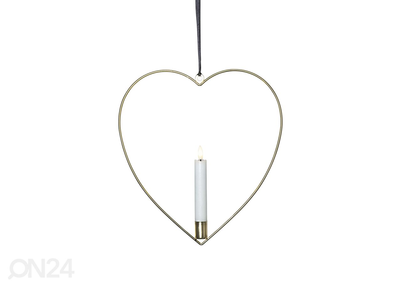 Dekoratsioon Flamme Heart suurendatud