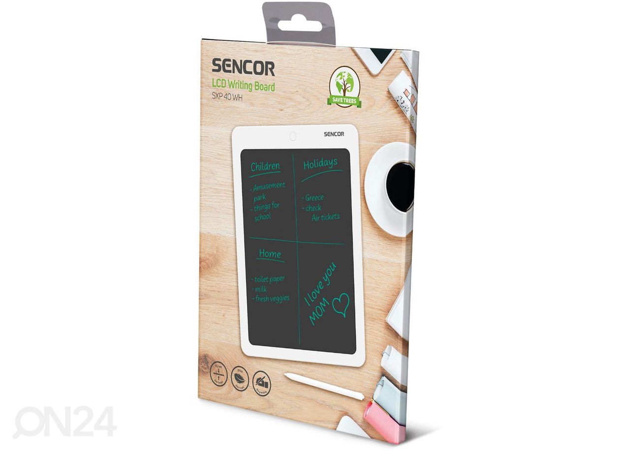 Digitaalne joonistustahvel 14" Sencor SXP040WH suurendatud