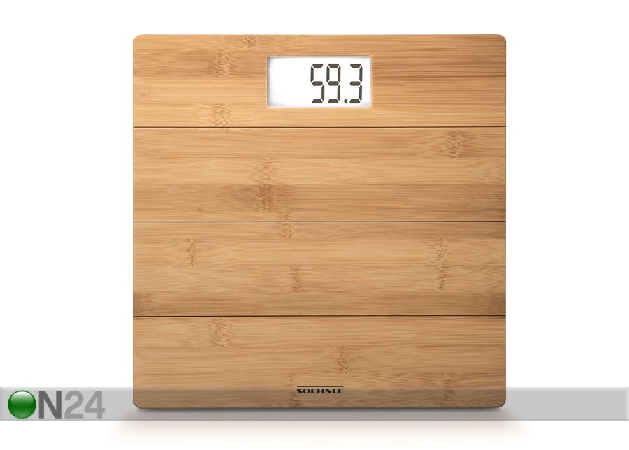 Digitaalne kaal Soehnle Bamboo Natural suurendatud