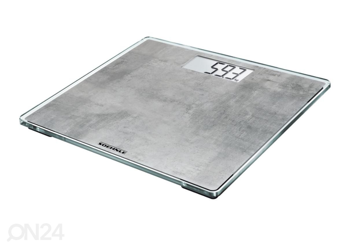Digitaalne kaal Soehnle Style Sense 300 Compact Concrete suurendatud