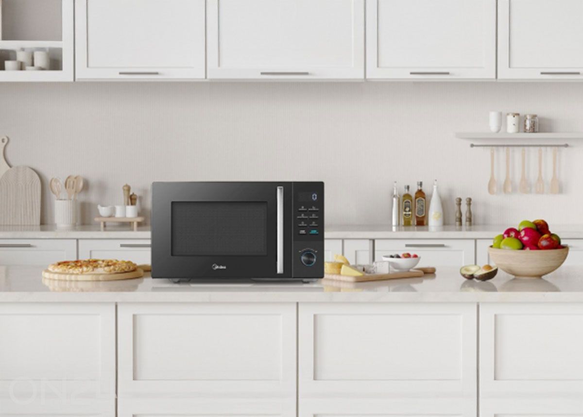 Digitaalne mikrolaineahi Midea MMO-AM25VB(BK), must suurendatud