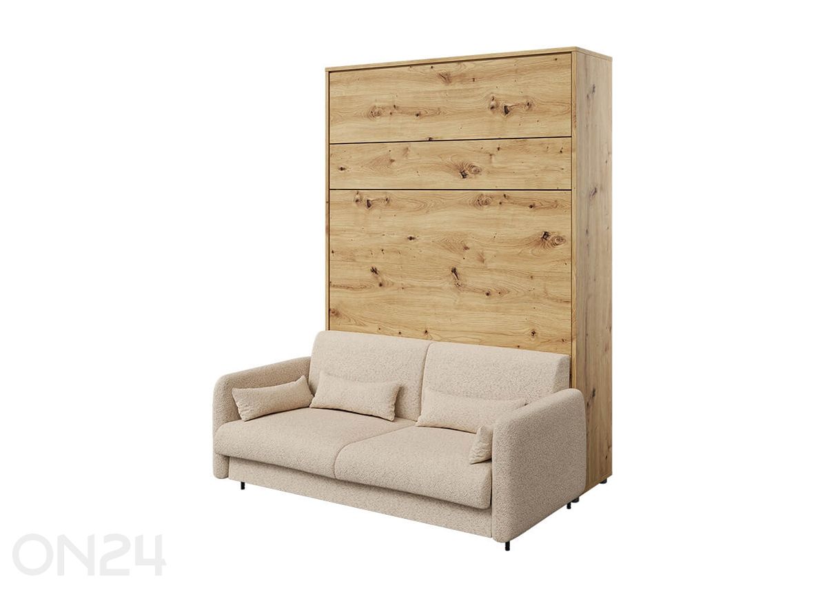 Diivan Lenart BED CONCEPT vertikaalsele kappvoodile 140x200 cm suurendatud
