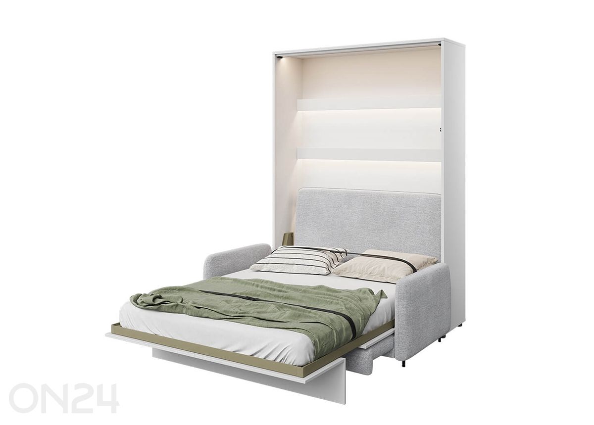 Diivan Lenart BED CONCEPT vertikaalsele kappvoodile 140x200 cm suurendatud