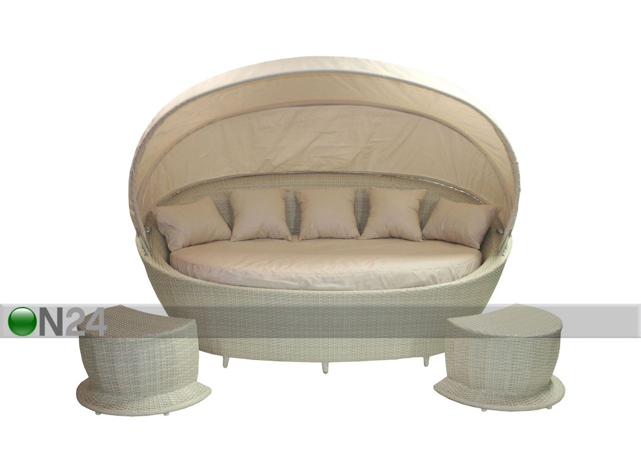 Diivan Muse varikatusega + 2 tumbat suurendatud