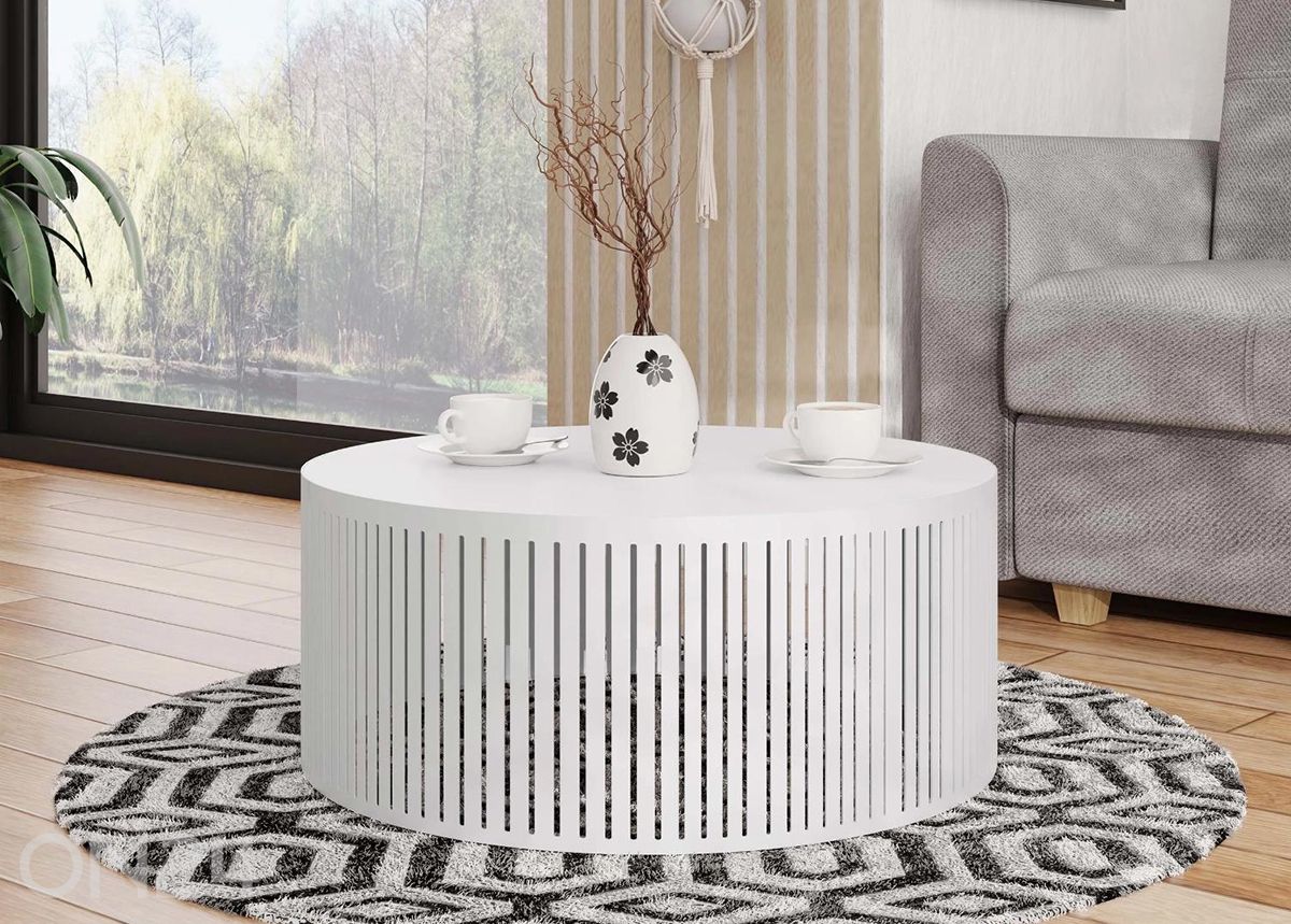 Diivanilaud Ø 75 cm suurendatud