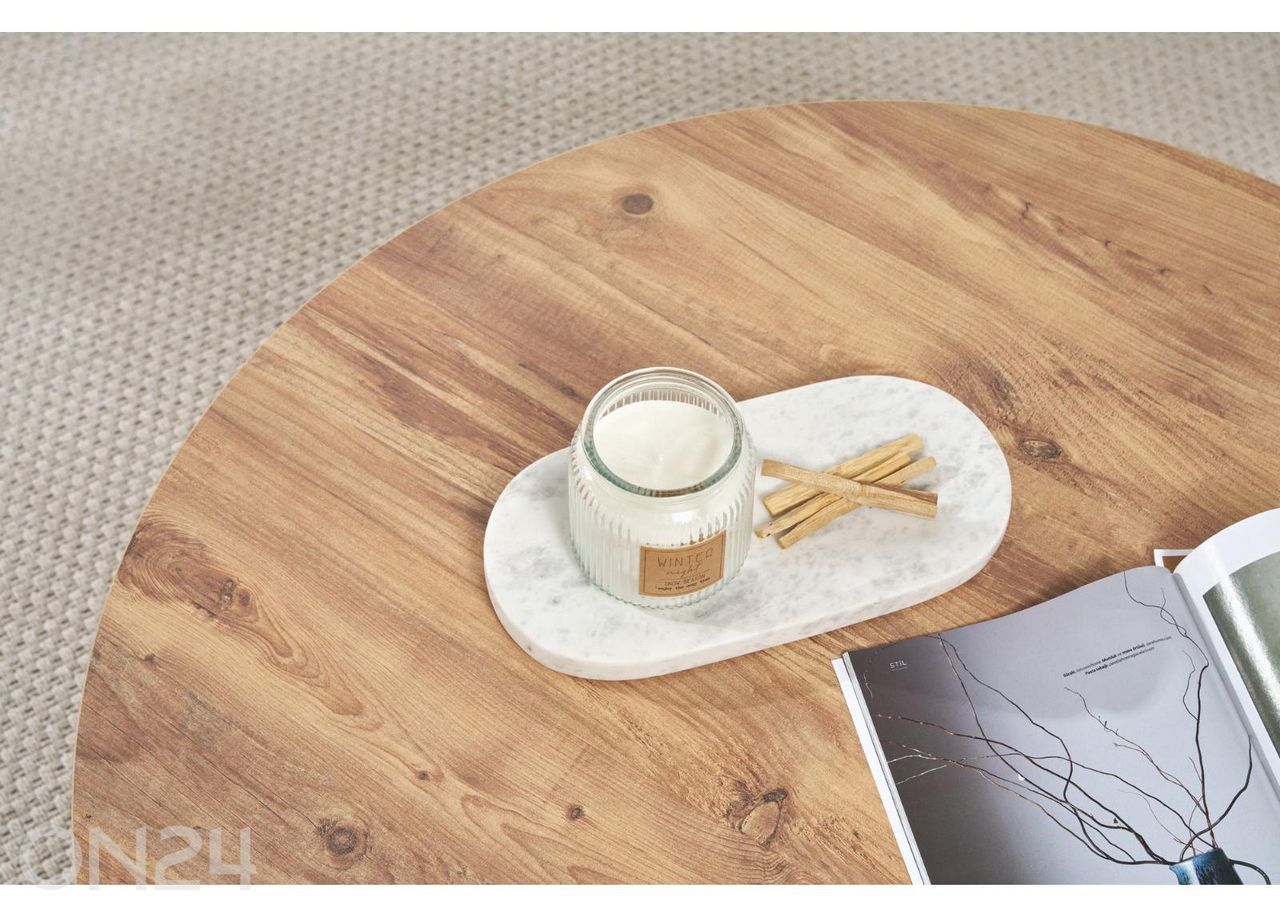 Diivanilaud Ø 90 cm suurendatud